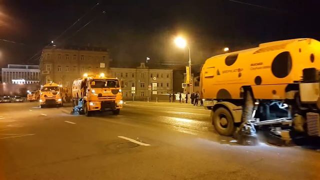 Уборка после прохода военной техники смотреть онлайн