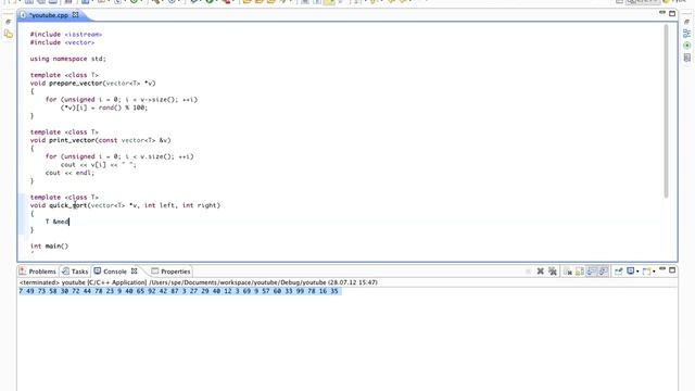 Быстрая сортировка (Quick sort) смотреть онлайн