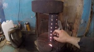 Печь на отработке (отработанном масле). Правильная эксплуатация. 5 лет с ней.