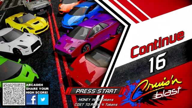 Cruis'n Blast Arcade by Raw Thrills - Full Playthrough, direct capture смотреть онлайн