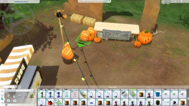 Spooky Autumn FOOD TRUCK Festival ?? Sims 4 Halloween Special ? | NO CC | The sims 4 speed build смотреть онлайн