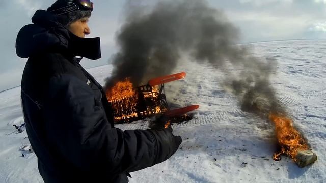 КРУПНЫЙ СУДАК.СГОРЕЛ СНЕГОХОД смотреть онлайн