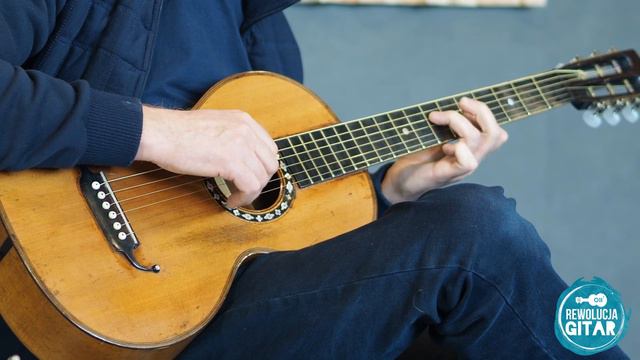 100 letnia gitara akustyczna Parlor II Vintage Acoustic Guitar Italy смотреть онлайн