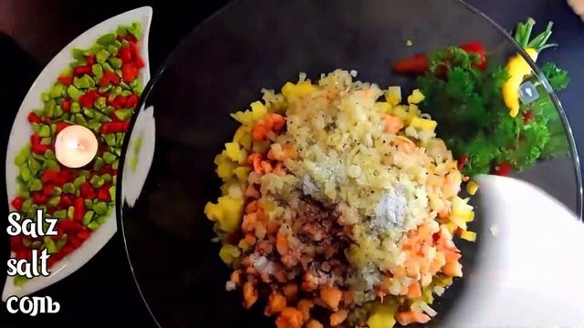 Постная кухня:Салат с креветками/Krabbensalat/Shrimp salad смотреть онлайн