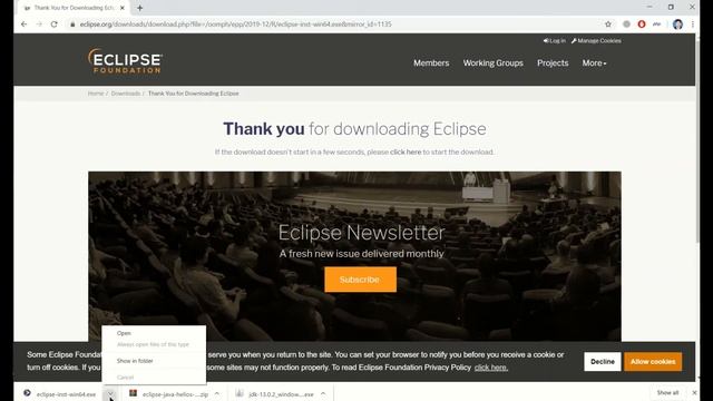 How to Install Eclipse (IDE) for Java (windows ) смотреть онлайн