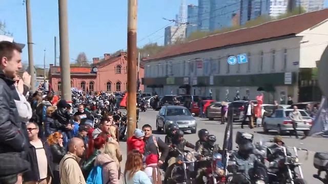 Байкеры Перми Открытие Байкерского сезона Пермь 2015 Колонна смотреть онлайн