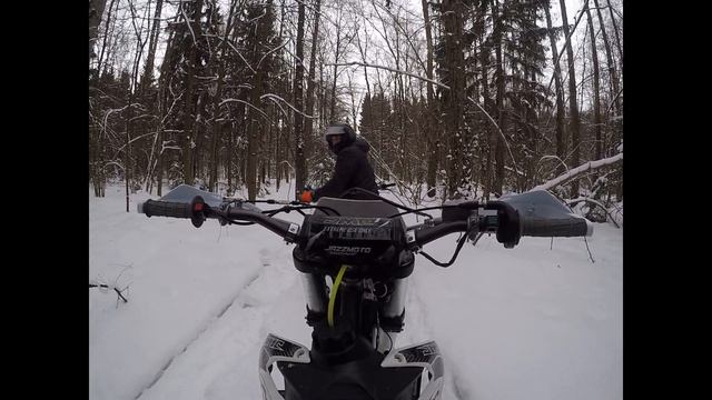 Покатушка на JMC 160 и 250. Зима, лес, сугробы. Одним словом зимний прохват!!! смотреть онлайн