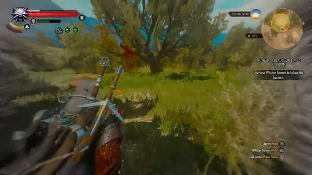 The Witcher 3 Wild Hunt killing the last Silver Basilisk смотреть онлайн