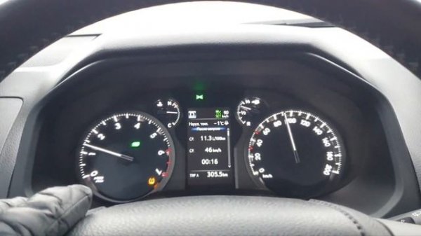 Расход топлива. Toyota Land Cruiser Prado 150 4.0 бензин 2020