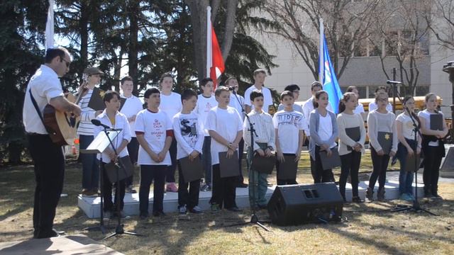 Hatikvah - Talmud Torah Choir Yom HaShoah 2015 смотреть онлайн