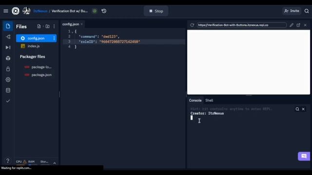 How To Create *VERIFICATION* Bot w/ *BUTTONS* | Free Source Code | Discord.JS | Replit смотреть онлайн