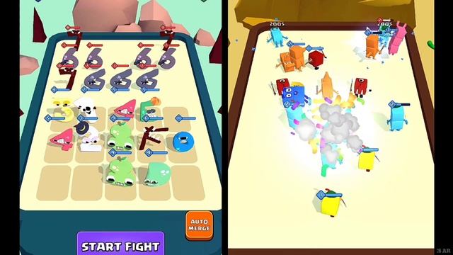 Alphabet Lore + Number Lore | Merge Cube Number Color Block NumberBlocks смотреть онлайн