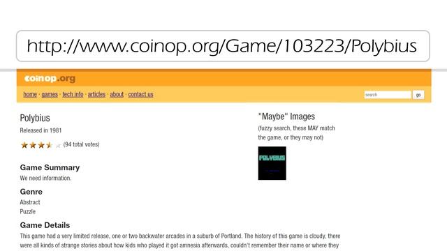 POLYBIUS - The Video Game That Doesn't Exist смотреть онлайн