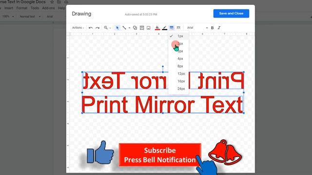 How to Print Mirror Text In Google Docs - [ Simple Method ] смотреть онлайн