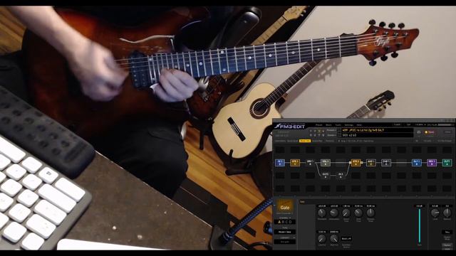 Nazgul / Sentient (Seymour Duncan) Test Shred #2 - $200 Chinese Gstyle guitar, Fractal Audio FM3 смотреть онлайн