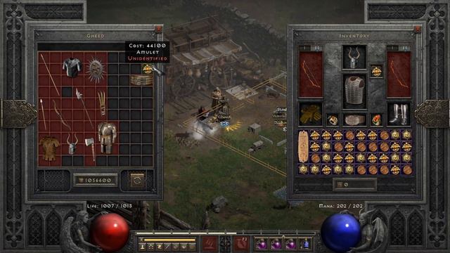 GAMBLING 10 MILLION GOLD IN AMULETS ONLY | Diablo 2:Resurrected смотреть онлайн