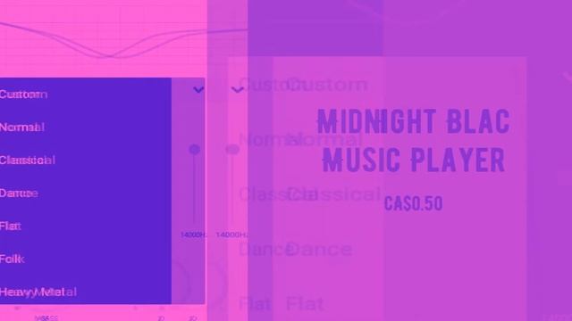 Midnight Black Music Player смотреть онлайн