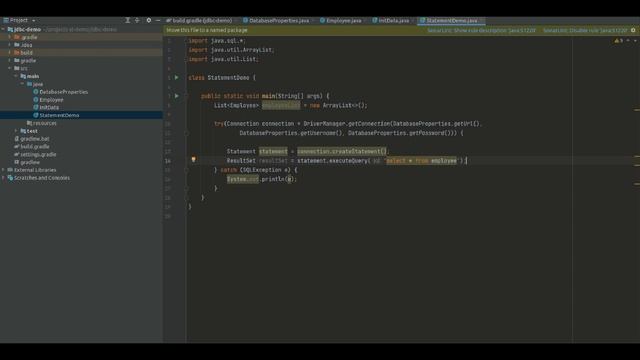 Java for beginners: JDBC, Statements. The practical tutorial. смотреть онлайн