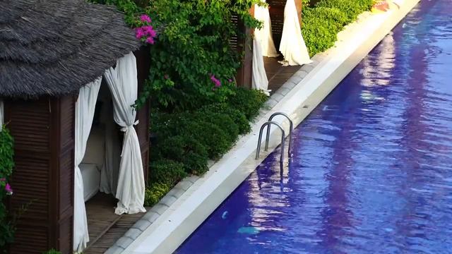 5 часов звуков бассейна - Атмосфера отеля - Пение птиц - Звуки воды для сна и отдыха смотреть онлайн