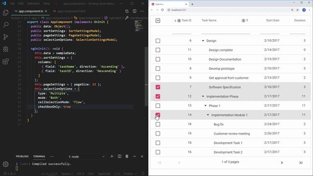 How to Perform Selection in an Angular Tree Grid смотреть онлайн