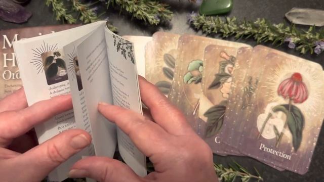 Magickal Herb oracle by Cheralyn Darcey review, flip through #oraclecards #flipthrough смотреть онлайн