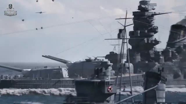 Гибель легендарного линкора Ямато World of Warships смотреть онлайн