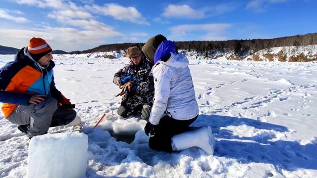 Как ловят крабов зимой на Сахалине, Февраль 2020 Крабалка смотреть онлайн