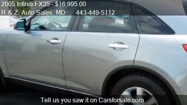 2005 Infiniti FX35 Base AWD 4dr SUV for sale in BALTIMORE, M смотреть онлайн