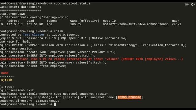 Cassandra | Apache Cassandra | Cassandra Backup | Cassandra Backup and Restore смотреть онлайн