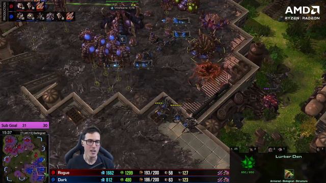 DARK’S INSANE EFFICIENCY WITH IDENTICAL UNIT COMPOSITIONS | StarCraft 2 vs Rogue (1-game ZvZ) смотреть онлайн