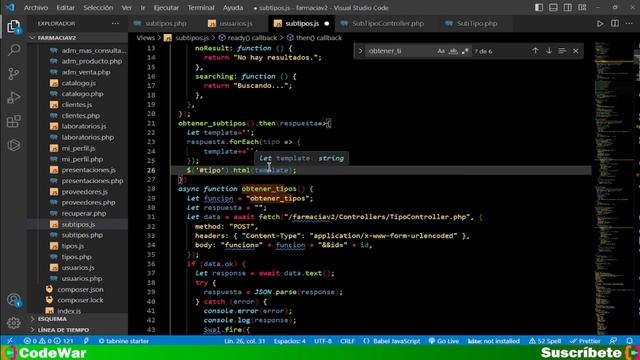 158. Actualización de Gestión Subtipos, parte 4 - Sistema Farmacia PHP JS MYSQL HTML CSS смотреть онлайн