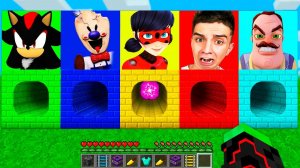 ВЫБЕРИ КРУГЛЫЙ ТОННЕЛЬ В МАЙНКРАФТ