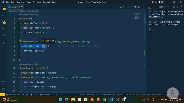 How to use Static Properties and Abstract Classes in TypeScript: A Hindi Tutorial - Episode 15 смотреть онлайн