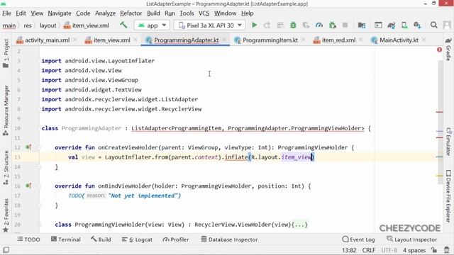 Android List Adapter & DiffUtil Item Callback in Hindi | CheezyCode - #16 смотреть онлайн