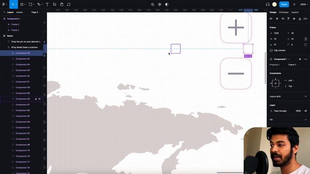 Let's Create a Cool Map Pin Drop Interaction in Figma смотреть онлайн