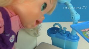 Сара у Зубного Ставит Пломбу Открывает Сюрприз Мультики Как Мама Играет в Куклы Беби Бон 108мама тв