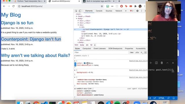W7D1: CRUD in Django Review Pt 1 (1 of 2) смотреть онлайн