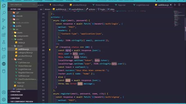 A2022 16D VueJs Route Auth смотреть онлайн