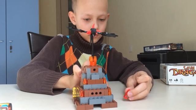 Обзор игры Лего Лава Дракон Lego Lava Dragon смотреть онлайн