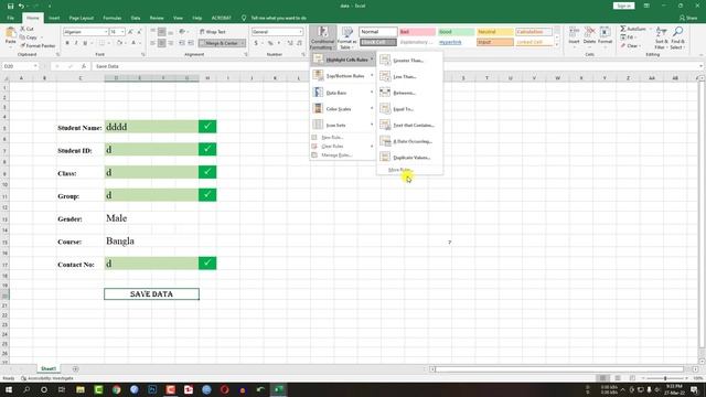 How to Create Fully Automated data entry Software in Excel in Bangla смотреть онлайн
