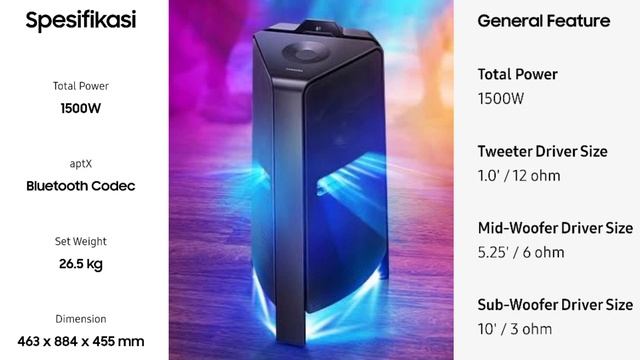 REVIEW SPEAKER SOUND TOWER SAMSUNG MX-T70 & MX-T50 смотреть онлайн