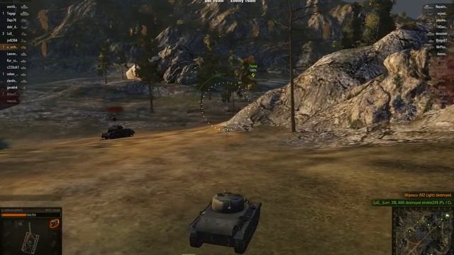 World of Tanks - M22 Locust Tier III Light Tank смотреть онлайн