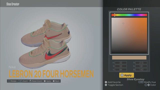 NBA 2K23 Next Gen Shoe Creator Nike LeBron 20 Four Horseman смотреть онлайн