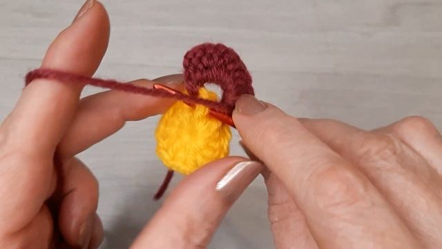 !Для начинающих! Вязаный цветок крючком. !For beginners! Crochet flower. смотреть онлайн