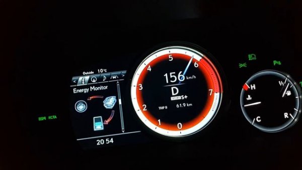 Lexus Rx 450h acceleration 0-200 km/h  313hp F sport.