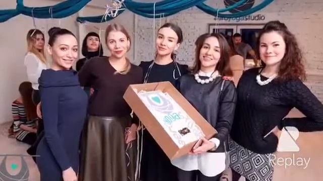 Новый Год 2016 в студии Аэро Йоги в СПб смотреть онлайн