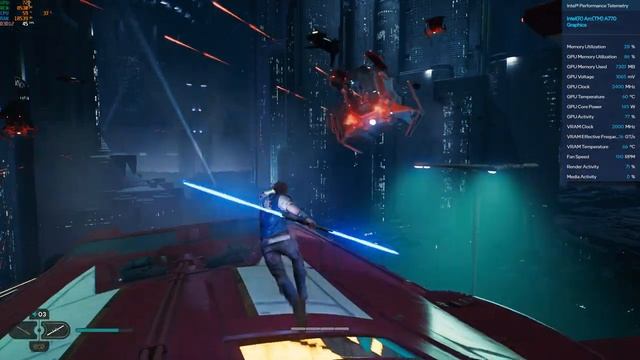 Star Wars Jedi Survivor 2023 INTEL ARC A770 i5-13500 RAM64GB BUS2666 2K смотреть онлайн