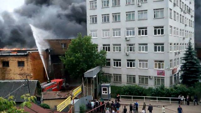 Большой пожар в Ивантеевке, и наша доблестная полиция! xD 11.06.2014, часть 2. смотреть онлайн