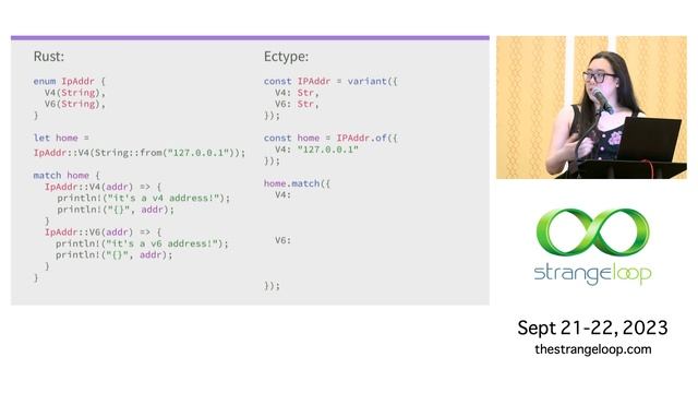 "Ectype - bringing type safety (and more!) to vanilla JavaScript" by Holly Wu (Strange Loop 2023) смотреть онлайн