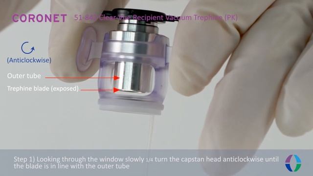 CORONET Clear Vue™ Recipient Trephine смотреть онлайн